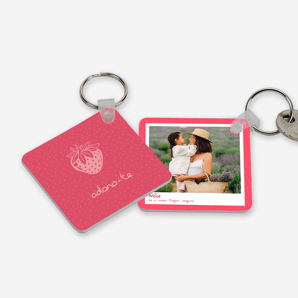 Porta-Chaves Mãe és o meu lugar seguro 3